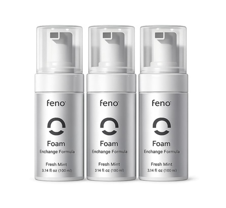 Комплект из трёх флаконов Feno Foam Toothpaste Refill